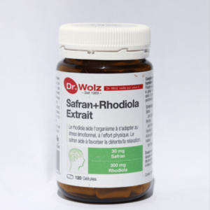 SAFRAN + RHODIOLA - 120 gélules