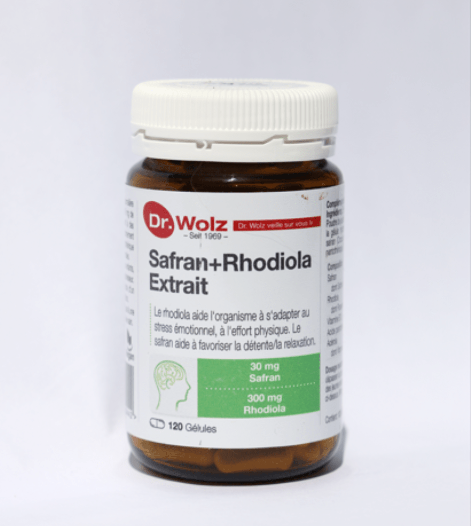 SAFRAN + RHODIOLA - 120 gélules