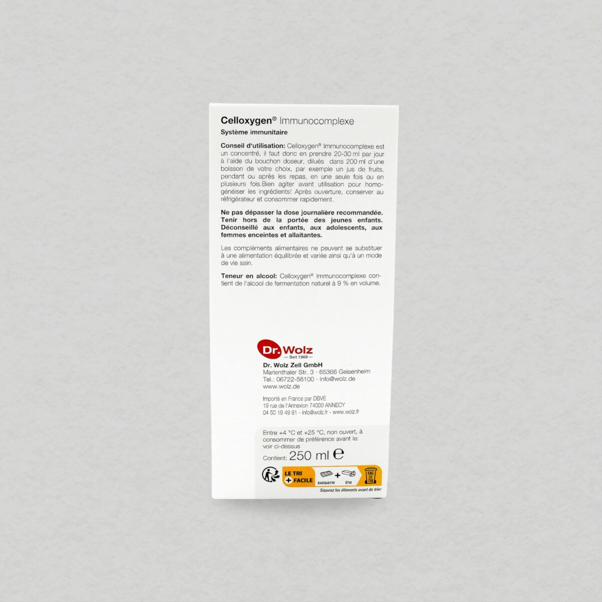 CELLOXYGEN IMMUNOCOMPLEXE - 250ml – Image 2